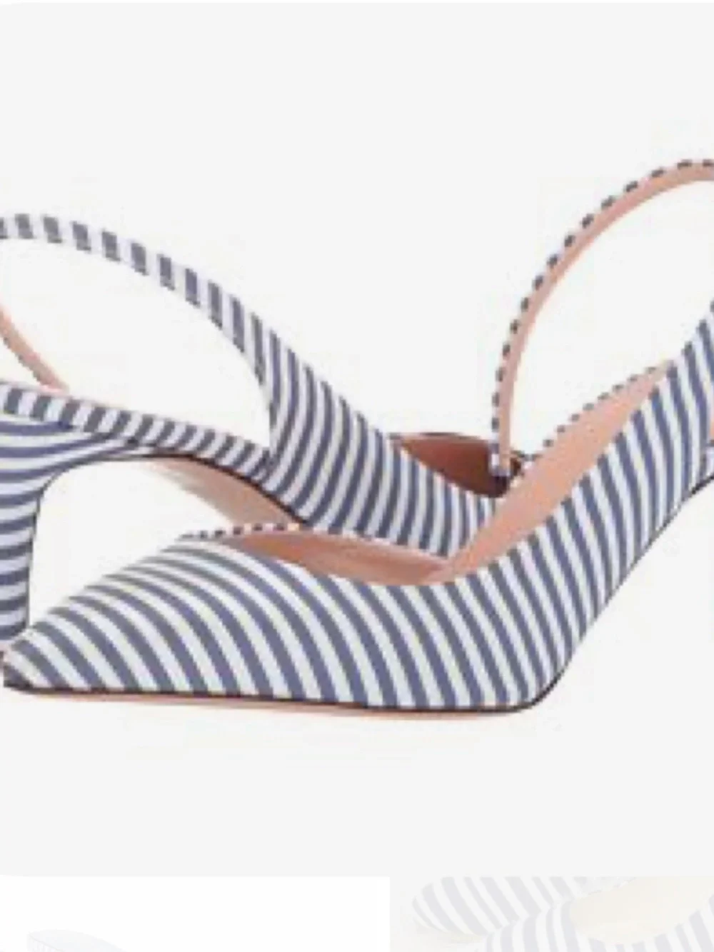 J. Crew blue&white shoe collette